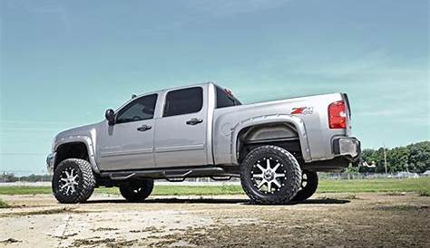 Chevrolet Silverado 2500HD/3500HD Pocket Fender Flares w/ Rivets 2WD/4WD 2007-2014