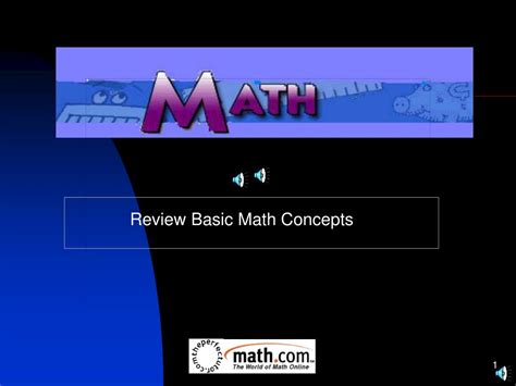 Ppt Review Basic Math Concepts Powerpoint Presentation Free Download