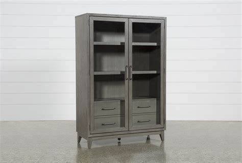 Casey Display Cabinet | Living Spaces | Display cabinet, Tall cabinet storage, Cabinet