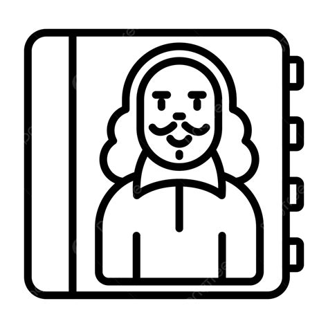 Biography Line Icon Vector Biography Icon Biography Book Png And