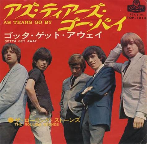 The Rolling Stones As Tears Go By 400 Yen Japanese 7 Vinyl Single 7