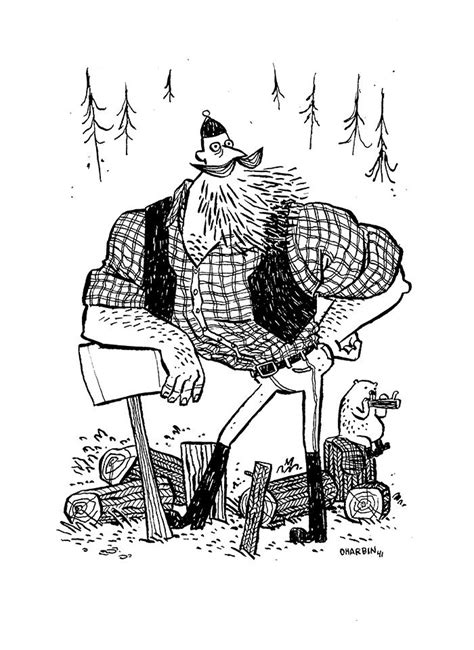 Lumberjack Drawing At Explore Collection Of