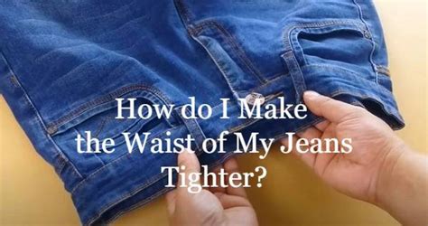 How To Tighten Jeans Without Belt Style Jeans Wear