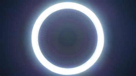 Circle Led Lights Different Versions Glow Stock Footage Video 100