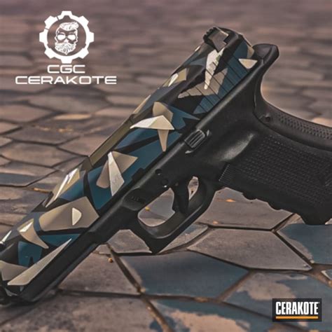 Glock 17 Splinter Camo Cerakote