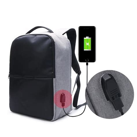 New Daytime Waterproof Travel Anti Theft Laptop Bag With Usb Charging