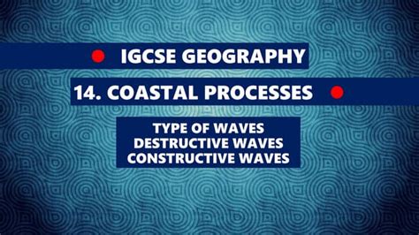 Coasts Csec Geography
