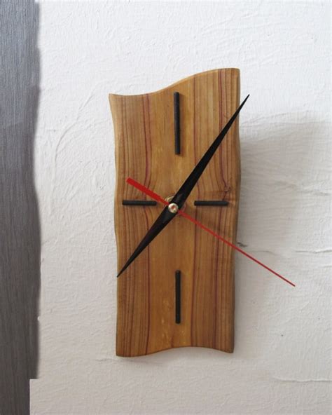Items Similar To Small Wood Wall Clock Reclaimed Wood Clock Husband