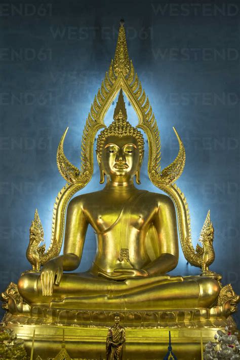Thailand Bangkok Buddha Statue Phra Phuttha Chinnarat At Wat