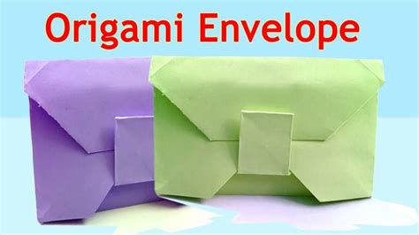 Super Easy Origami Envelope Tutorial How To Make Origami Envelope