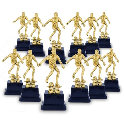 Soccer Trophy 12 Pack Soccer Gold Trophies Awards Recognition For