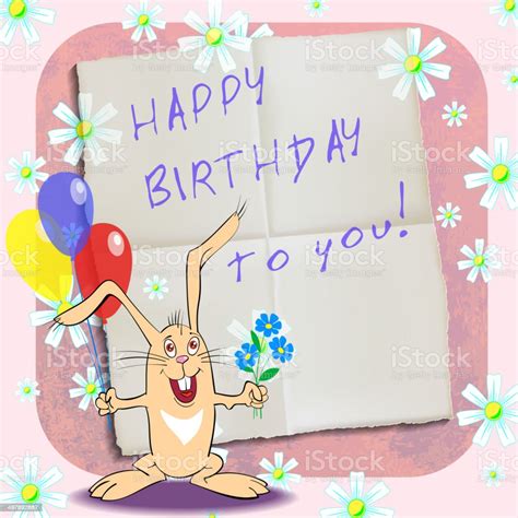 Happy Birthday Stock Illustration Download Image Now Animal Animal