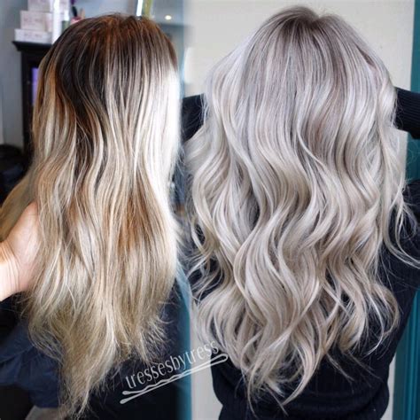 You need a high volume developer and bleach in order to lift that brown color to a light enough shade and then you will need to tone the hair in order to avoid any brassy. 20 Trendy Hair Color Ideas 2020: Platinum Blonde Hair Ideas
