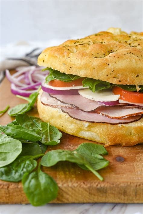 Focaccia Sandwich Recipe By Leigh Anne Wilkes