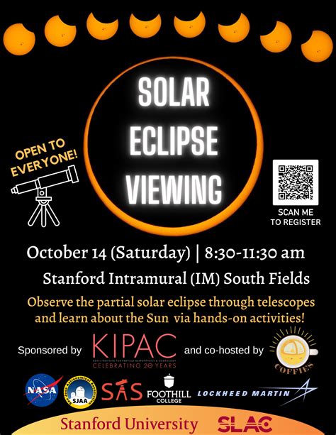 Solar Eclipse Viewing Party Kavli Institute For Particle Astrophysics
