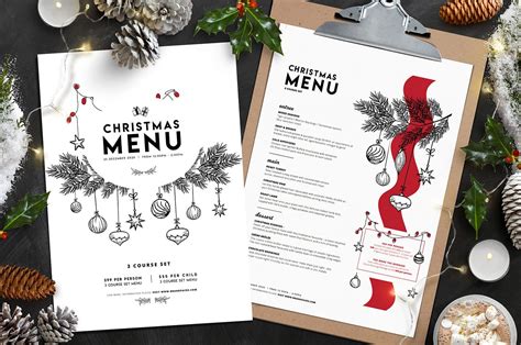 Most of our calendar templates downloads are available free of charge to our esteemed users, although customization and personalization may be available to the supporter of this site. Christmas Menu Template Vol.3 - BrandPacks