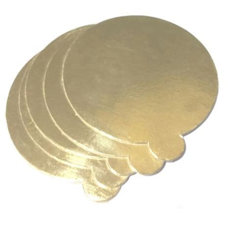 Gold Foil Round Cake Base Board With Tab At Rs 4piece Cake Base