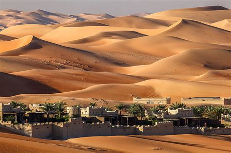 Hd Wallpaper Man Made Town Desert Dune House Huacachina Oasis