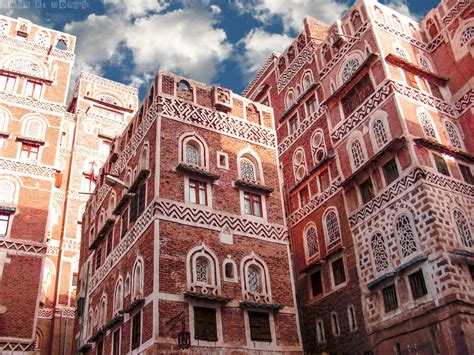 Traditional Buildings In The Old City Of Sanaa Yemen Building R