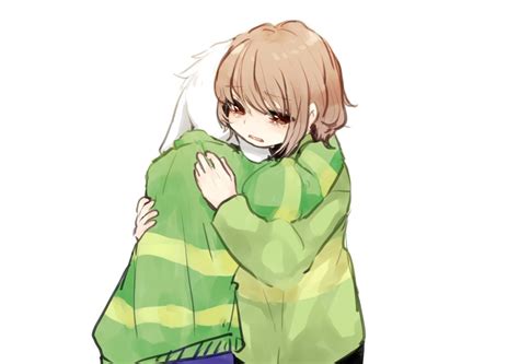 Chara And Asriel Hugging Each Other Undertale Photo 40773368 Fanpop