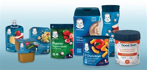 Fruits And Whole Grains With Nestle Gerber Baby Food And Organic Products