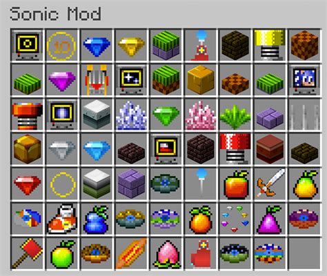 Sonic The Hedgehog Mod 1710 Minecraft Mods