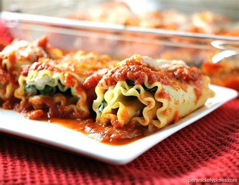 Veggie Lasagna Roll Ups Persnickety Plates