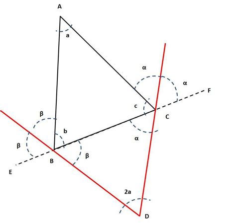En Un Triángulo Abc La Medida Del ángulo Formado Por Las Bisectrices