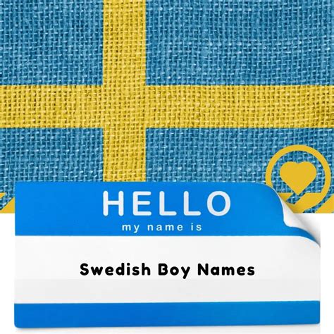 Swedish Boy Names 2024 I Love It