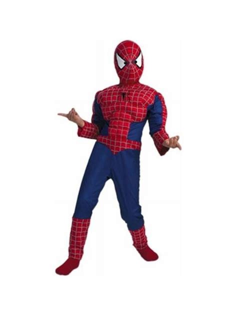 Childs Spider Man Muscle Chest Costume