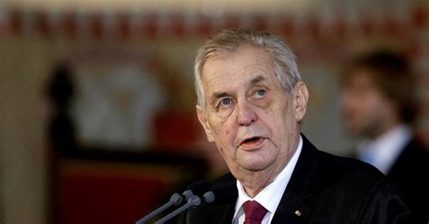 Czech President Rejects New Pms Foreign Minister Nominee Reuters