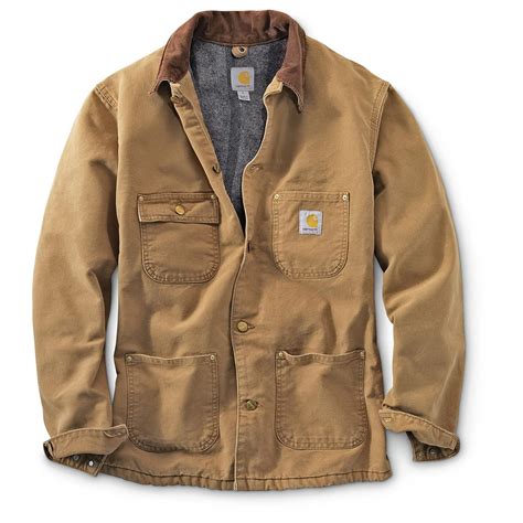 Carhartt Mens Duck Chore Coat 655007 Uninsulated Jackets And Coats At