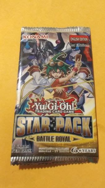 Free Yu Gi Oh Star Pack Battle Royal 1st Edition Sealed Pack Of 3