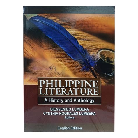 Philippine Literature English By Bienvenido Lumbera And Cynthia Nograles Lumbera Shopee