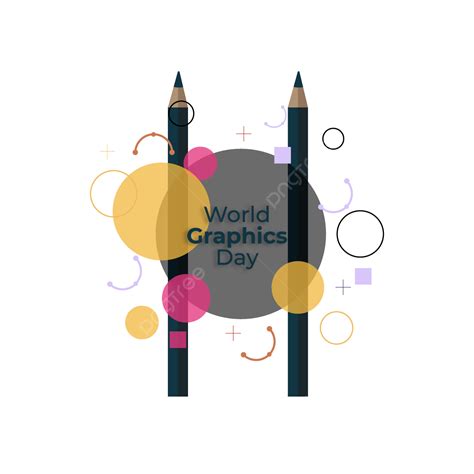 Gambar World Graphics Day Design Vector Png Perayaan Hari Grafis Hari