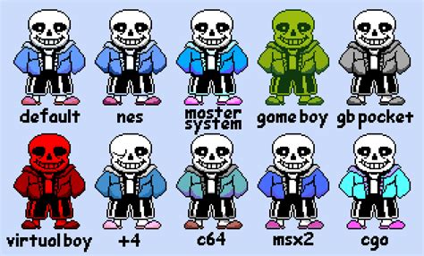 The Many Faces Of Sans By Retroreimagined On Deviantart