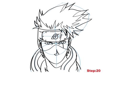 How To Draw Kakashi From Naruto