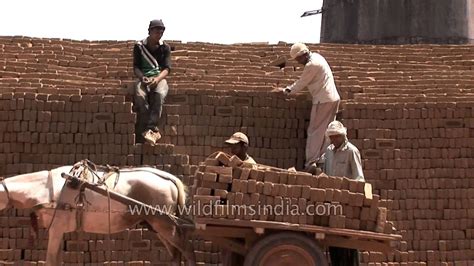 Making Bricks At A Rural Kiln In India Youtube