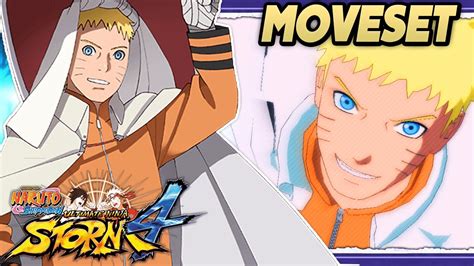 Naruto 7th Hokage Complete Moveset Ultimate Jutsu Gameplay Naruto