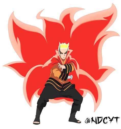 Naruto Baryon Mode By Ndcyt On Deviantart