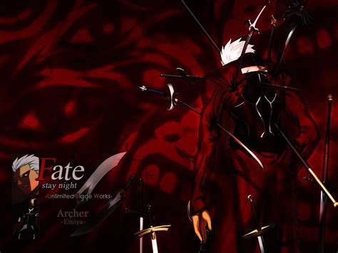 Anime Fatestay Night Unlimited Blade Works Archer