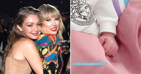 Taylor Swift Sent Gigi Hadids Daughter A Sweet T Popsugar Celebrity