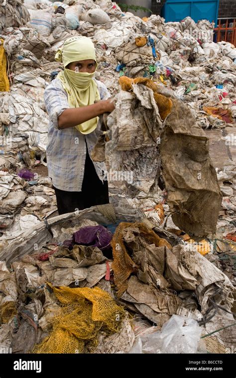 Indonesia Surabaya Java Recycling Plastics At The Modern Plastic