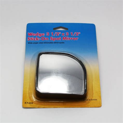 325 X 325 Wedge Blind Spot Mirror Stick On Convex Mirror Ebay
