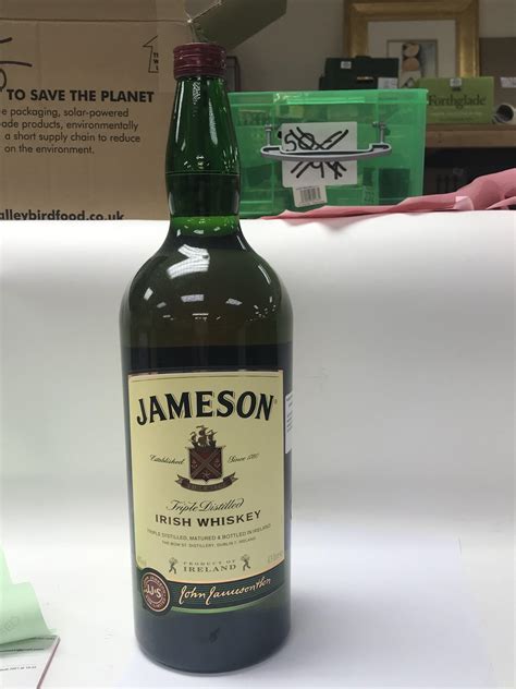 A 45 Litre Bottle Of Jameson Irish Whiskey Full Complete With