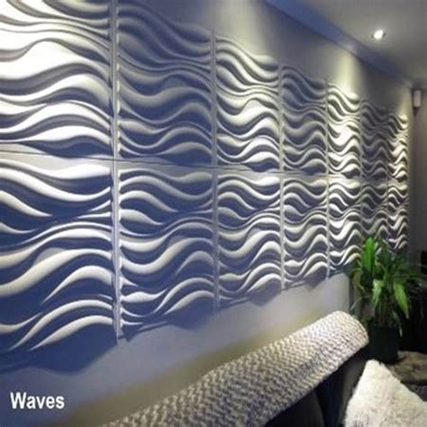 Waves Design Gallery Wall Decor 3d