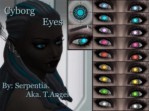 Cyborg Eyes By Serpentia At Mod The Sims Sims 4 Updates