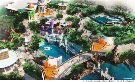 Adventure waterpark desaru coast, kampung punggai, johor, malaysia. Amazing Concept Art For Marvel's Dubai Superhero Theme ...