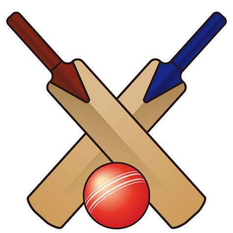 Cricket Bat And Ball | ID#: 12620 | Emoji.co.uk