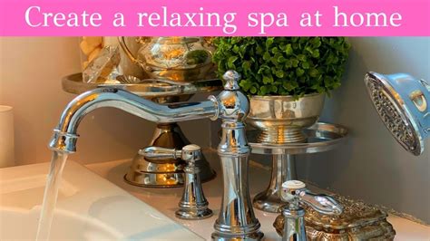 How I Created A Relaxing Spa Experience At Home And Some Home Decor In Our Master Bathroom Youtube
